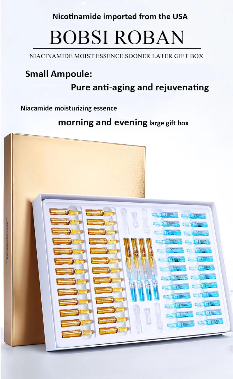 Description Picture 2 of item60 Pieces Niacinamide Moisturizing Essence Anti Wrinkle Pore Minimizer Skincare Acne Treatment Anti-Aging Oil-control Face Serum