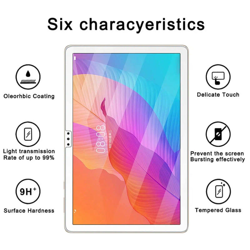 Description Picture 4 of itemScreen Protector for Huawei Matepad T10 T10s T 10s 10.1 Inch 2020 Tempered Glass HD Transparency Glass Protector film