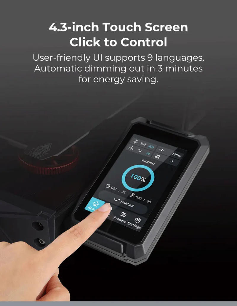 Description Picture 6 of itemEnder 3S1/Ender 3 S1 PRO/Ender 3S1 PLUS Creality 3D Printer Sprite Dual-Gear Direct Extruder 4.3-inch 32Bit Silent