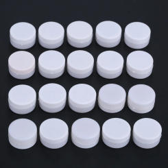 20Pcs 20mm/0.79inch Toy Rattle Box Repair Fix Toy Noise Maker Insert Pet Baby Bell White Plastic Squeaker Toy