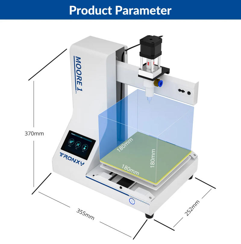 Description Picture 4 of itemTronxy Moore 1 180x180x180mm potter pottery clay 3d printer Liquid deposition modeling antique ceramics ceramic 3d printer