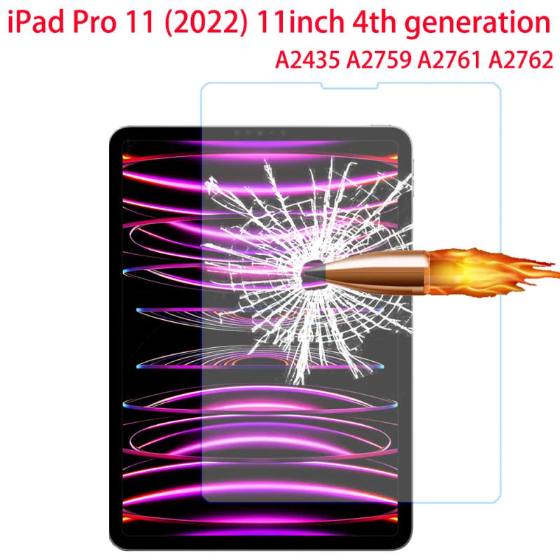 Description Picture 2 of itemTempered Glass For Apple iPad Pro 11 inch 2022 4th Gen A2435 A2759 A2761 A2762 Screen Protector For iPad Pro 11 Protective Film