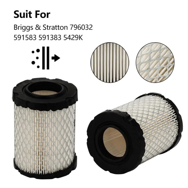 Description Picture 3 of itemCMCP Air Filter & Pre Filter for Briggs & Stratton 796032 591583 591383 798911 21580 215802 215805 5429K Engine 9.0-12.5HP 