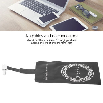 Type C Wireless Charging Receiver Type C Wireless Charging Receiver Universal Micro USB Adapter for Phone