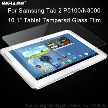 Tempered Glass Screen Protector For Samsung Galaxy Tab 2 10.1 P5100 P5110 Note 10.1 N8000 N8010 Tablet Protective Film