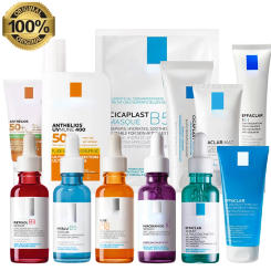 Original Effaclar Series Vitamin C10/B5 Serum Retinol Sunscreen Cicaplast Cream Oil Control Foaming Cleanser Skin Care Set