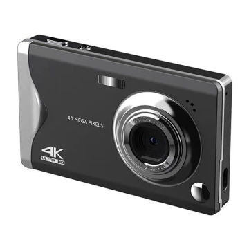 4K HD Digital Camera 3-Inch Large Screen Autofocus Camera Protable Beauty Digital Camera Travel Photo Recorder Easy To Use White