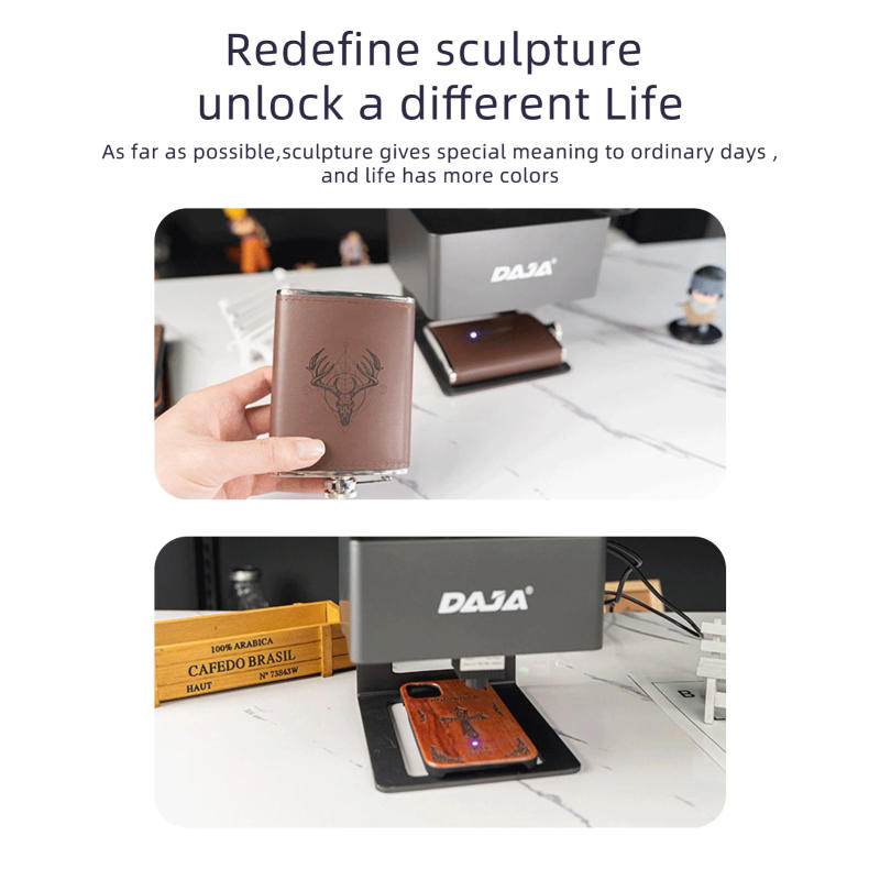 Description Picture 4 of itemDAJA  DJ6 Laser Engraver CNC DIY Laser Marking Machine 3000mw Fast Mini Logo Mark Printer Cutter Woodworking Wood Plastic Bamboo