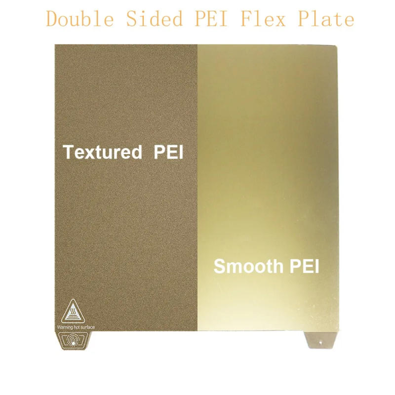 Description Picture 3 of itemNew Double Sided PEI Flex Plate Spring Steel Sheet (Textured+PEI) With Magnetic Base 235x235mm 3D Printer Parts Hot Heat Bed