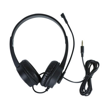 Wired Stereo Earphones Business Earphones with Microphone Noise Reduction 3.5mm Wired Earphones For PC/Laptop/Computer