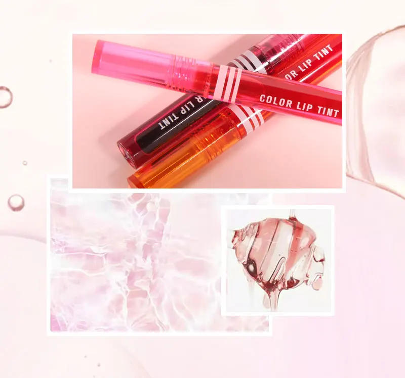 Description Picture 4 of itemFull Color Makeup Lip Tint Mirror Lipstick Lasting Waterproof Lip Gloss Blusher Korean Style Sexy Red Moisturizer Lip Cosmetics