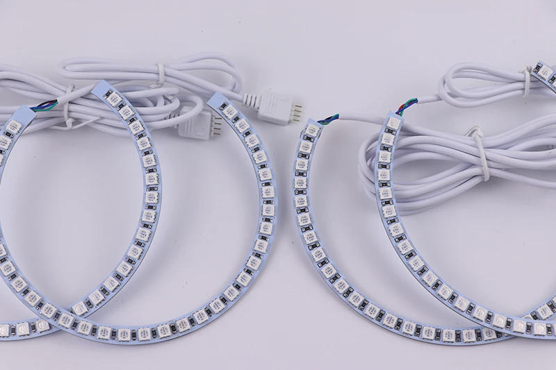 Description Picture 6 of itemMulti-Color RGB LED Angel Eye Halo Rings light For BMW 7 Series E38 740i 740iL 750i 750iL 730d 740d 728i 1995-01 XENON headlight