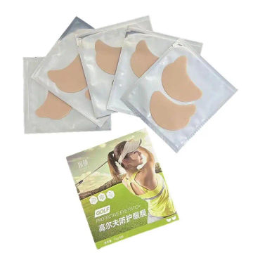 NEW 5 Pairs Eye Patches For Outdoor Activities Facial Sun Protection UV Sunblock Gel Patches Skincare Golfers Sunscreen Gel Tape