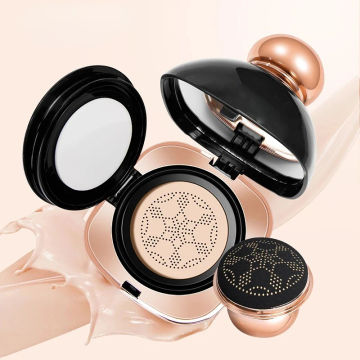 Air Cushion Foundation Mushroom Head Concealer Brighten Face Base Tone Female Makeup High Quality Professional Korean Cosmetics