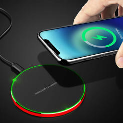 Wireless Charger Compatible with iPhone 14/14 Plus/14 Pro/14 Pro Max/13/13 Mini/SE 2022/12/11/X/8,Samsung S22/S21/S20 Huawei