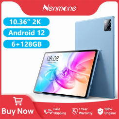 Global Version Nenmone Pad 10.36 Inch 4G Tablet 2 In 1 Android 12 256GB MediaTek Helio G85 2K Display 13MP 7000mAh Battery