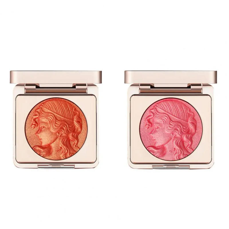 Description Picture 4 of itemFace Blusher Peach Pink Makeup Blush Palette Cheek Contour Blush Cosmetics Blusher Cream Makeup Rouge Cheek Tint Korean Makeup