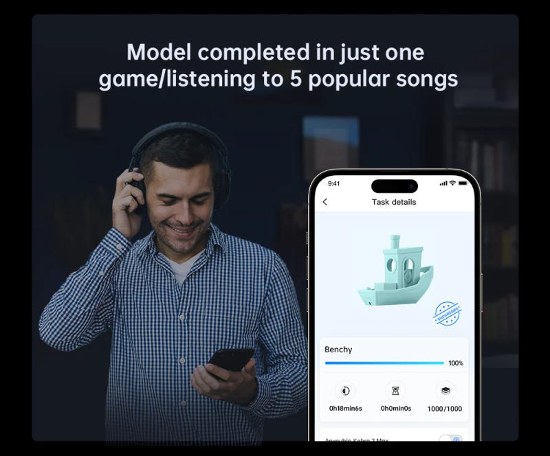 Description Picture 5 of itemANYCUBIC Kobra 2 MAX FDM 3D Printer 500mm/s Maximum Print Speed Large Build Size with 500*420*420mm