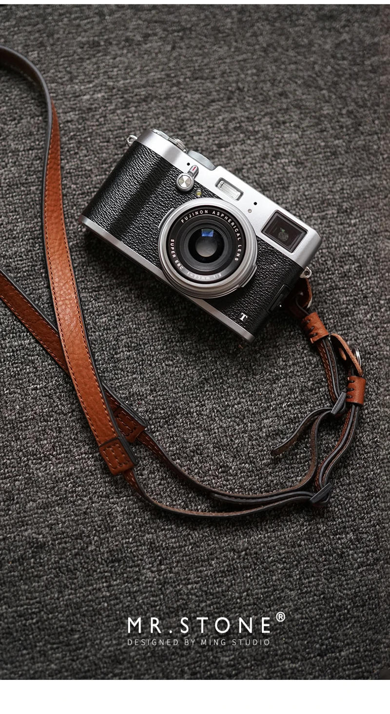 Description Picture 2 of itemMr.stone Handmade Genuine Leather Camera Strap Camera Shoulder Sling Belt Fine section(adjustable shoulder strap)