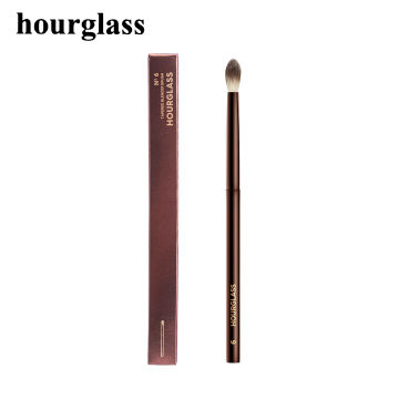 Hourglass 6 Blending Brush Makeup Brown Metal Handle Tapened Blending Brush Small Eyeshadow Crease Smudge Makeup Tool
