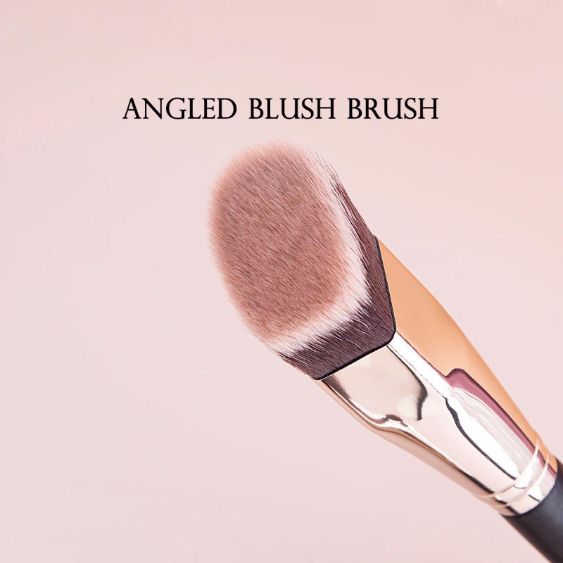 Description Picture 4 of itemNew M-171S Angled Cream Blush Brush Liquid Powder Makeup Brushes Liquid Blush Foundation Blending Brush Angled Foundation Brush