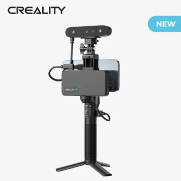 Creality CR-Scan Ferret Pro Portable Handheld 3D Scanner Anti-shake Tracking WiFi6 Wireless Scanning 0.1mm Accuracy 24-bit