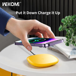 WEKOME 15W Wireless Charger Pad Type C Fast Charging Adapter Quick Charge QC 2.0 3.0 For iPhone15 Samsung S22 Pixel LG Airpods