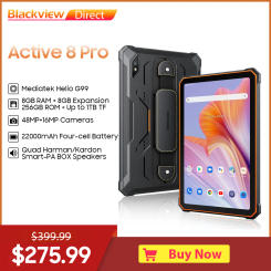 Blackview Active 8 Pro Rugged Tablets, 10.36