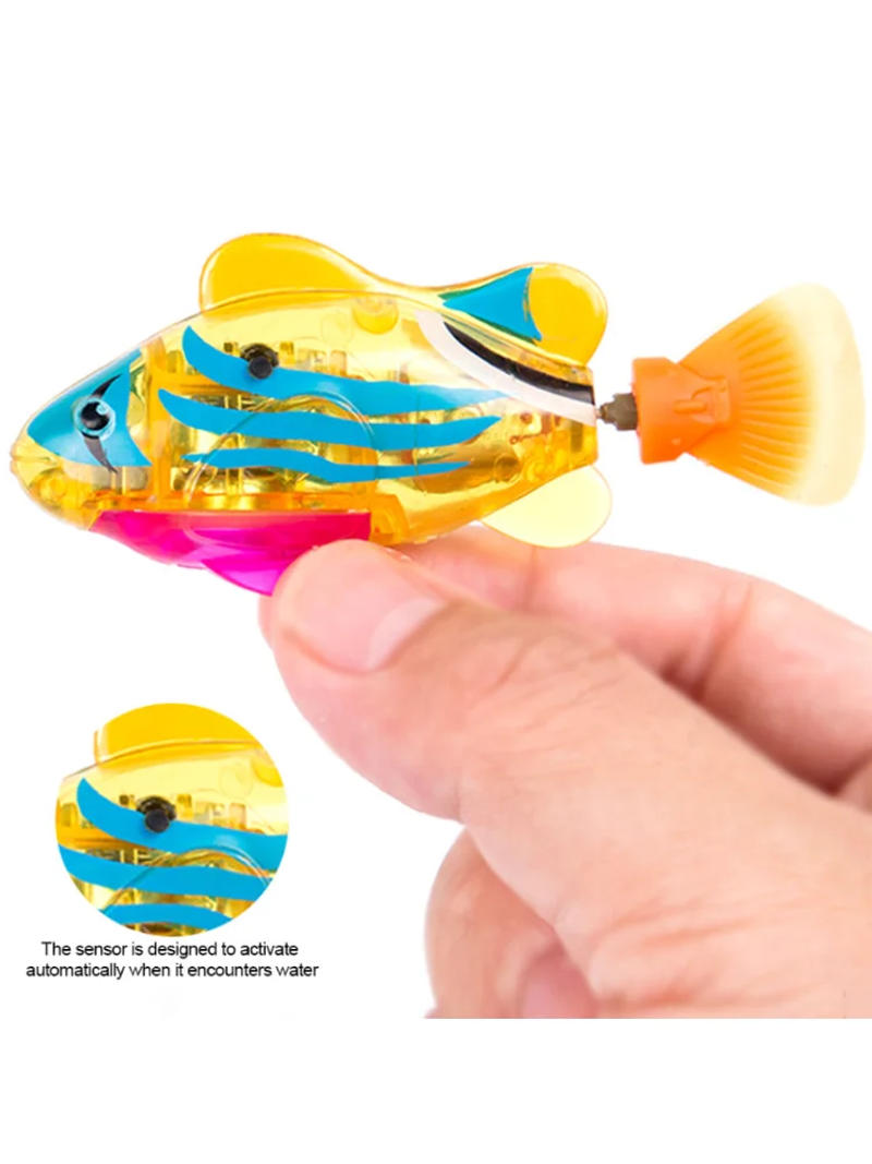 Description Picture 3 of itemCat Interactive Electric Fish Toy Water Cat Toy for Indoor Play Swimming Robot Fish Toy for Cat and Dog with LED Light Pet Toys