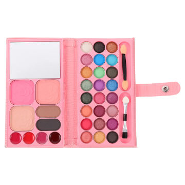 33 Colors Makeup Palette Girls Eye Shadow Kit Plate Folding Pan Kids Pallet For