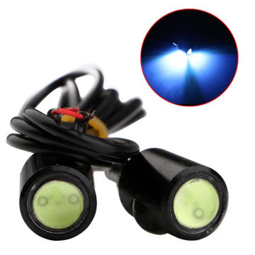 1Pair Universal Motorcycle LED Mini Turn Signal Eagle Eye Shape Turn Indicators for Kawasaki for Honda