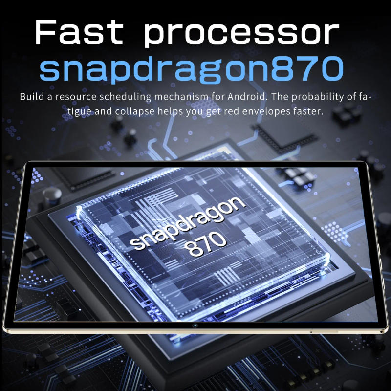 Description Picture 6 of item2023 New PAD 6 PRO Tablet  Android 12 16GB+1T 11 Inch HD Snapdragon 870 10 Core 5G Dual SIM Card or Wifi Google Play Tablets