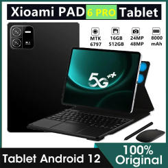 2023 New Original PAD 6 PRO Tablet 11 Inch Android13 16GB 512GB 8000mAh 5G Dual SIM Phone Call GPS Bluetooth WiFi Google Tablet