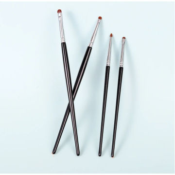 OVW 4PCS Eyeliner Smudge Horse Hair Eyeshadow Eyeliner Makeup Brushes Set Eye Blending Brush Makeup Crease Shadow Brush