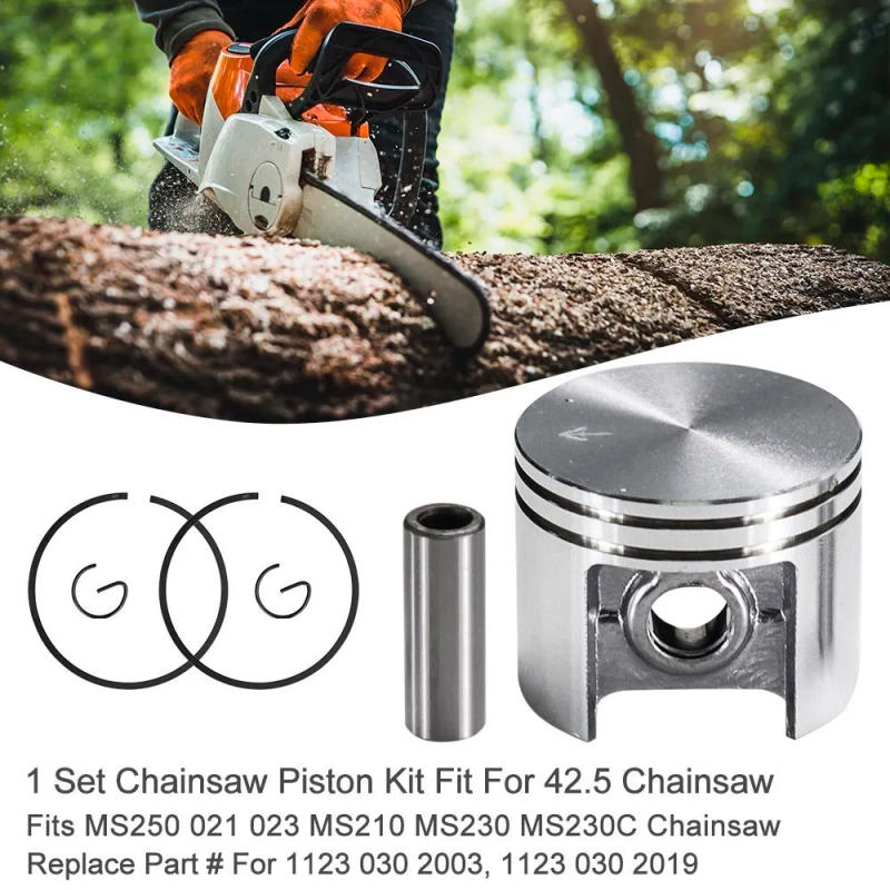 Description Picture 2 of itemChainsaw Piston Pin Ring Kit 42.5mm for Stihl MS250 MS230 MS 210 230 MS230C Replacement Spare Parts Garden Tools