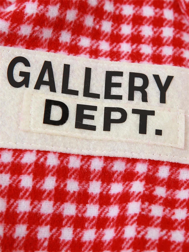 Description Picture 6 of itemNibber Plaid Print Turn-down Collar Jacket Women Casual letter splicing loose Marajuku Coat femal Fashion Hipster Top streetwear