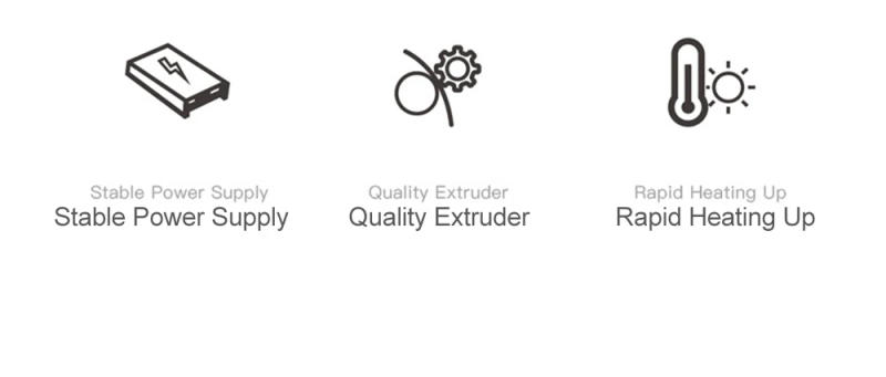 Description Picture 5 of itemFDM Upgraded DIY 3D Printer High Precision Printing Resume Printing and Removable Build Plate Impresora 3D Printer 220*220*250mm