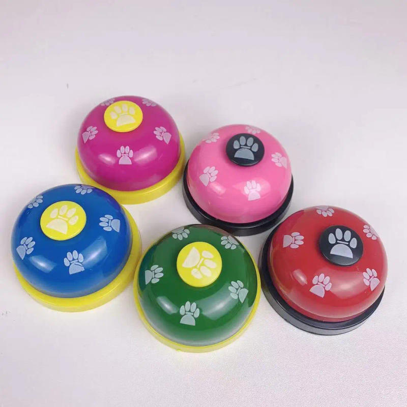 Description Picture 4 of itemPet Training Called Dinner Small Bell Dog Toys Interactive Doorbell Footprint Ring Trainer Feeding Reminder Puppy Accessories