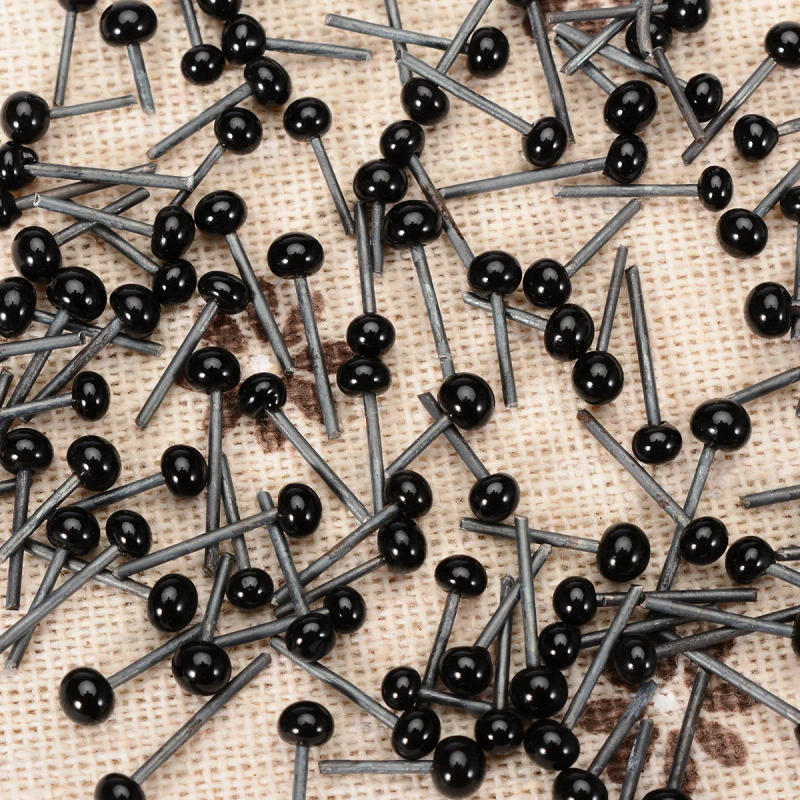 Description Picture 3 of item100pcs/set New Glass Eyes 2mm/3mm/4mm Needle Felting Animals Bears Rabbit Dog Dolls Animal Eyes for DIY Dolls Toy Accessories