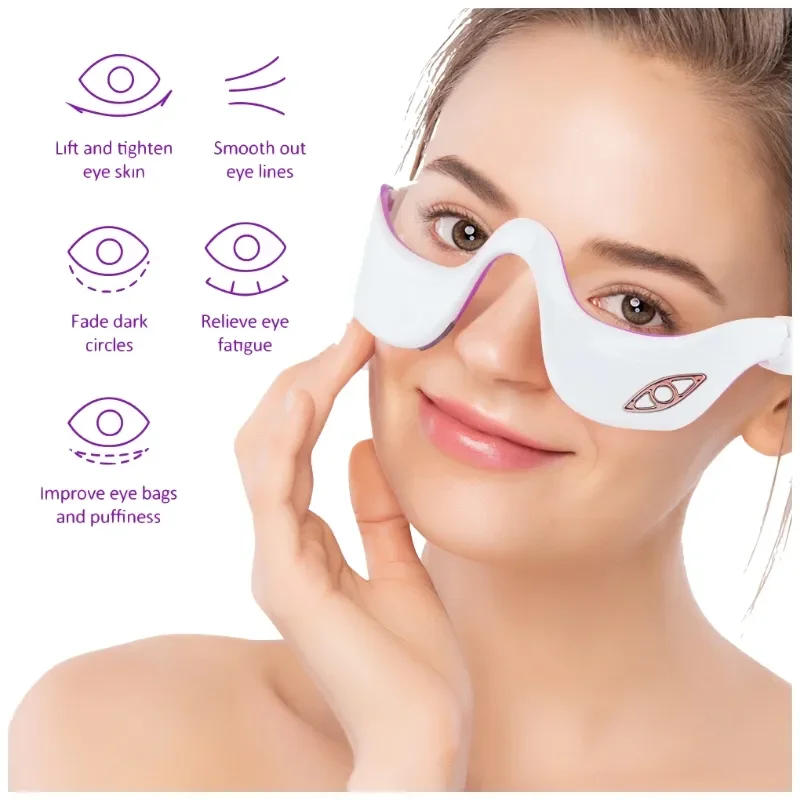 Description Picture 6 of itemIntelligent Vibration Micro-current Pulse Infrared Thermal Compression To Eliminate Dark Circles Beauty 3D Electric Eye Massager