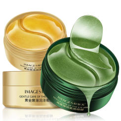 60pcs Gold Crystal Collagen Eye Patches Anti Dark Circles Anti-wrinkle Moisturizing skincare Eye Mask for Eyes Care Eyepatch