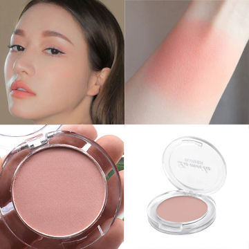 Blusher Milk Tea Blush Peach Pallete 6 Colors Face Mineral Pigment Cheek Powder Makeup Professional Contour Shadow Makeup