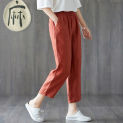 Summer Linen Pants Loose Casual Pants Streetwear Women Trousers Baggy Pants Sweatpants Y2k Pants Plus Size 3XL Harem Pants Woman