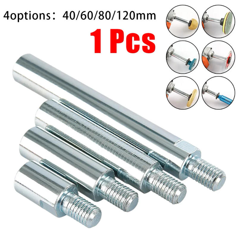 Description Picture 3 of itemAngle Grinder Adapter Rod Extension Rod M10 M14 Adapters Rod For Model 100 125 Angle Grinders Polishers Polishing Accessories