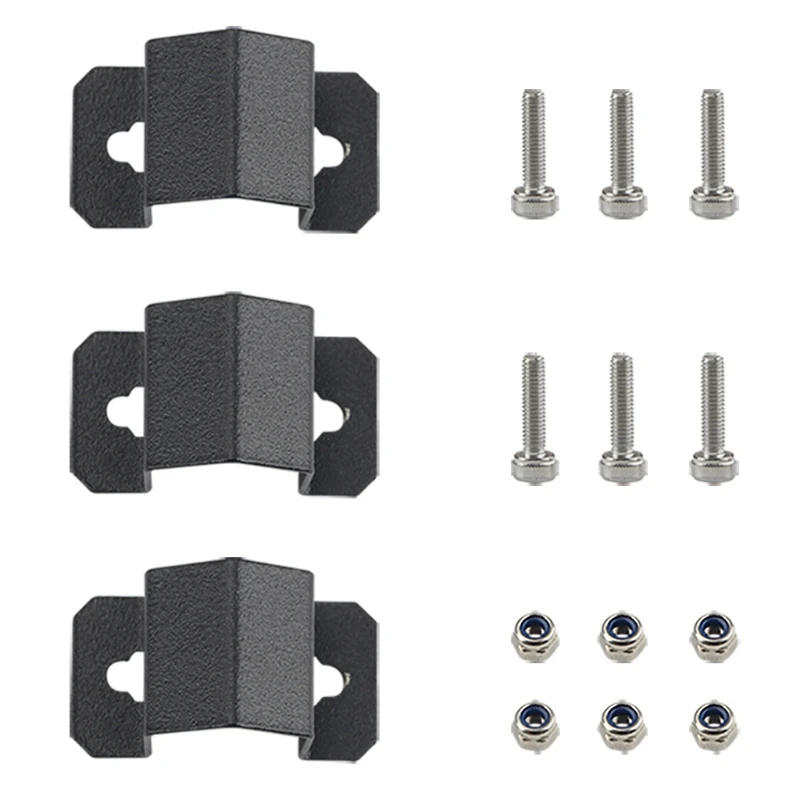 Description Picture 2 of item3Set Metal Clips 3D Printer Holder Compatible with Holding Prusa i3 LM8UU MK2/MK2S/MK3 Spare Parts Repairing Kits Dropship