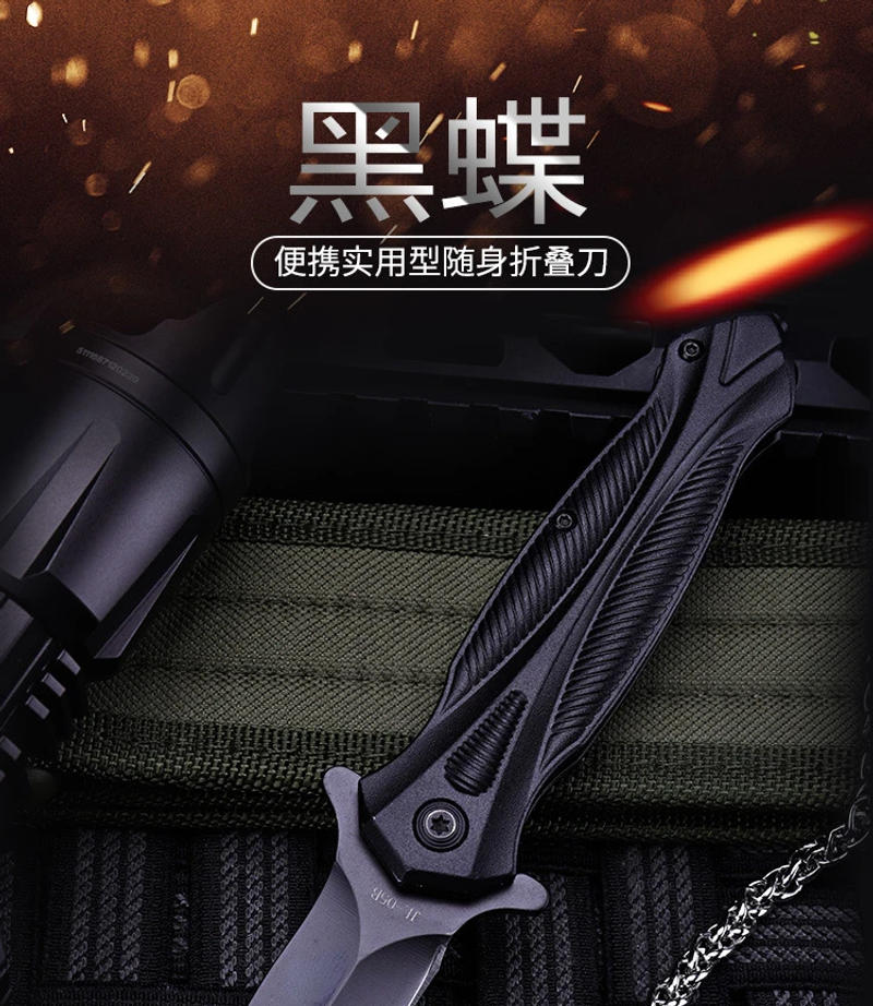 Description Picture 2 of itemKnife For Men Folding Pocket Knives Self Defense EDC Survival Multitool Military Tactical Outdoor Hunting Camping New Utility