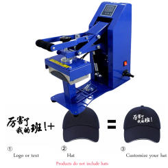 CP2815S 110V/220V magnetic semi-automatic cap machine new simple LCD control table thermal transfer cap machine