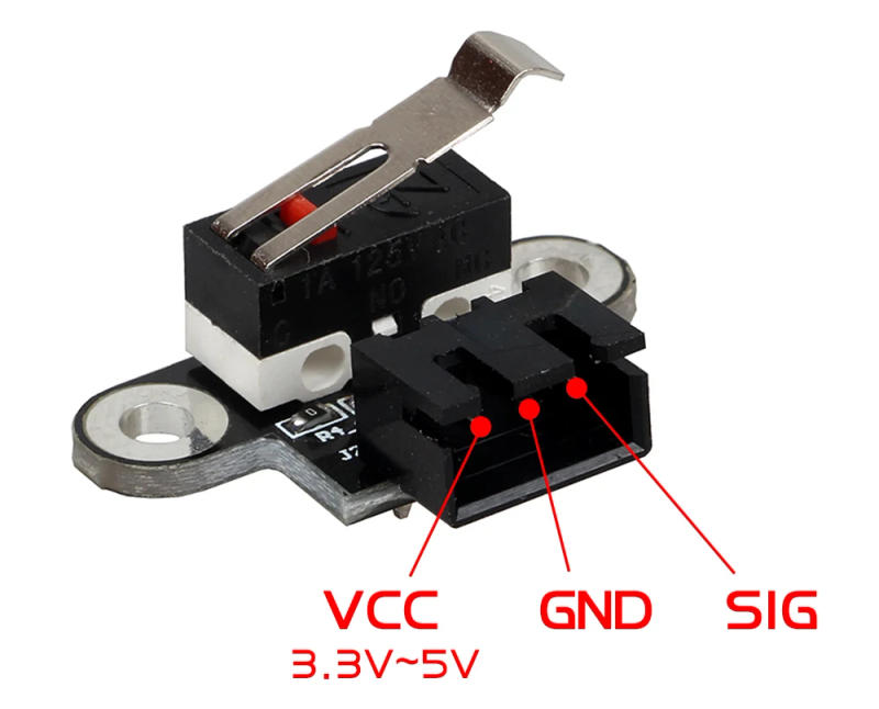 Description Picture 3 of itemXCR3D 3D Printer Parts Vertical Type Mechanical Limit Switch Module For DIY Reprap Endstop 3D Printers Accessories Ramps 1.4