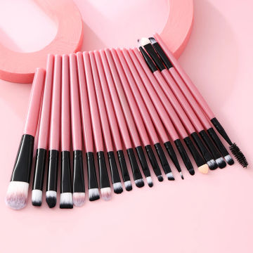 20 sets of makeup brushes, soft facial makeup brushes, suitable for foundation, loose powder blush, eye shadow, concealer and ot