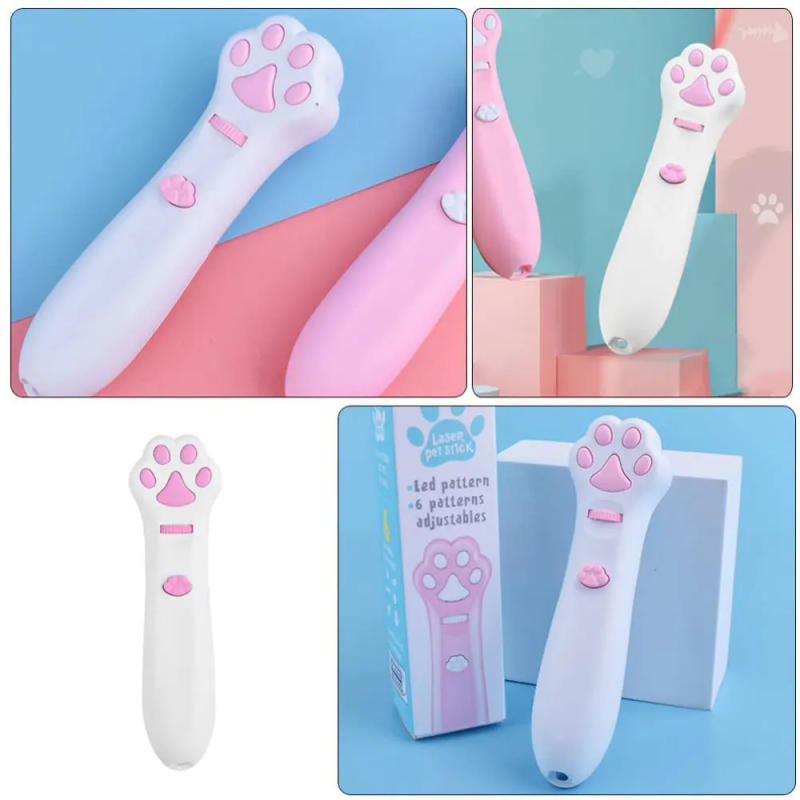 Description Picture 4 of itemLaser Cat Teasing Stick 5 Modes + Red Dot LED Light Pointer Indoor Interactive Projection Toys Dog Kitten Pet Accessories